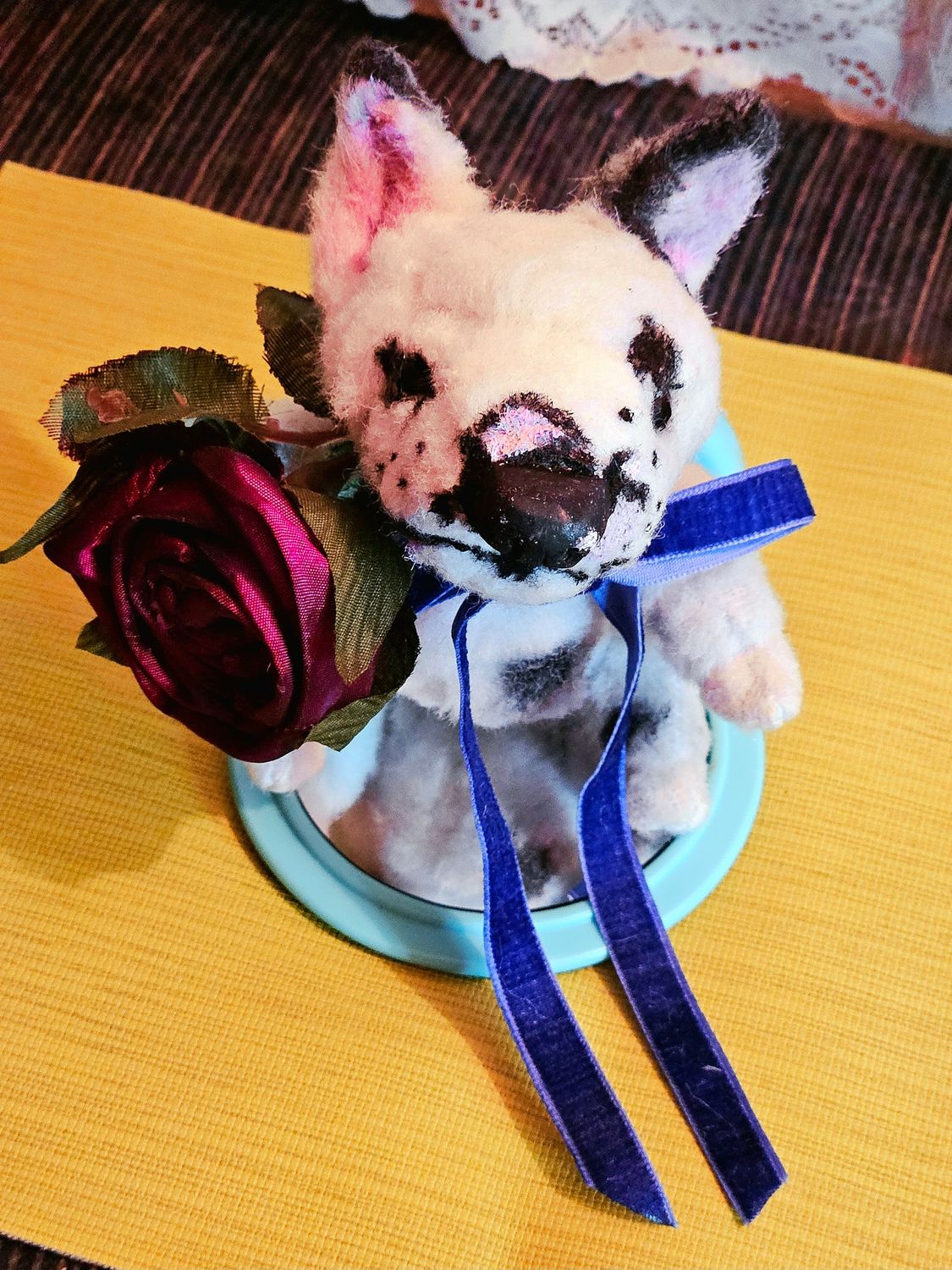 Violette,  the Bullterrier Puppy