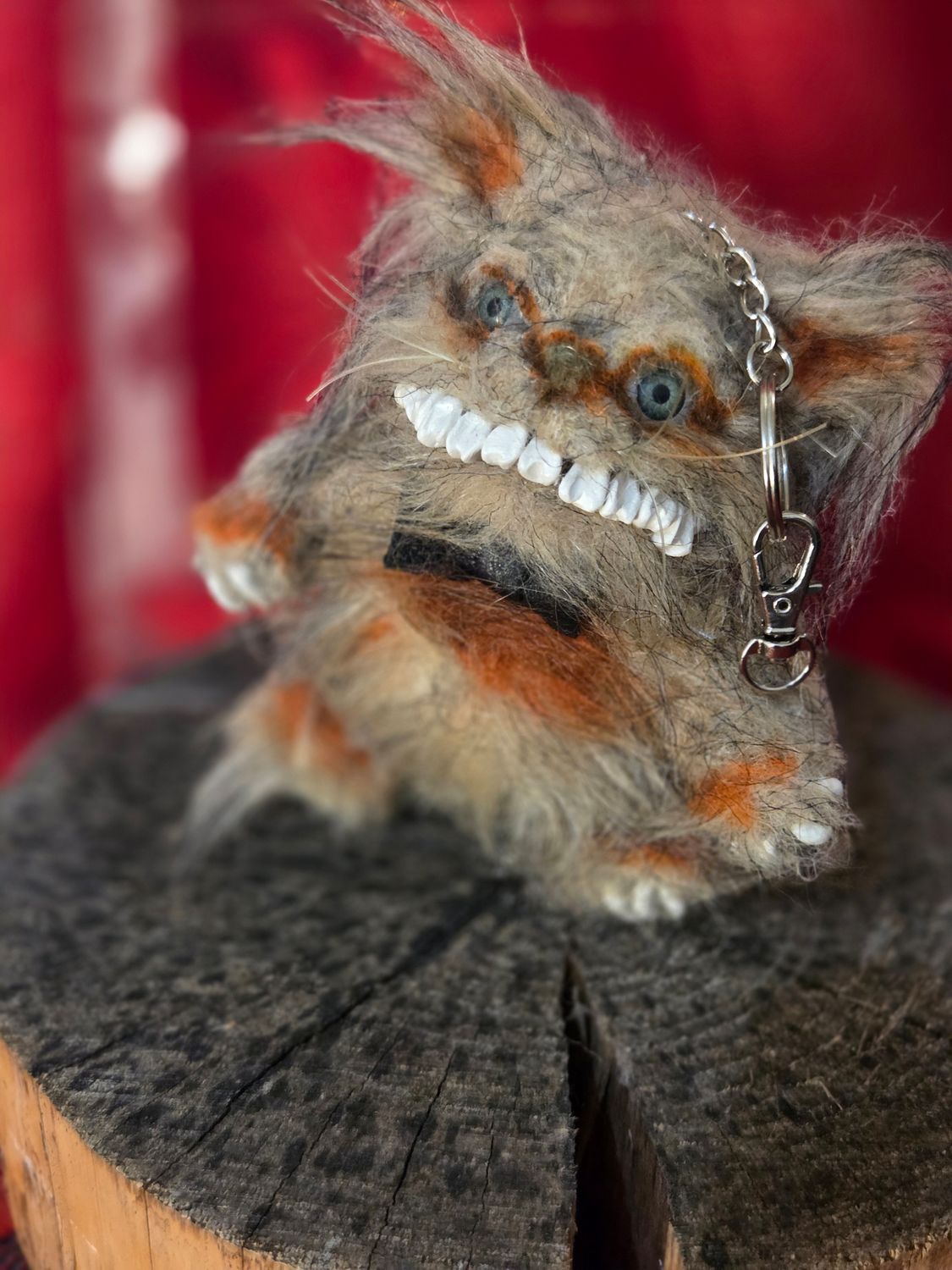 Alfred, the Cheshire Cat Charm.