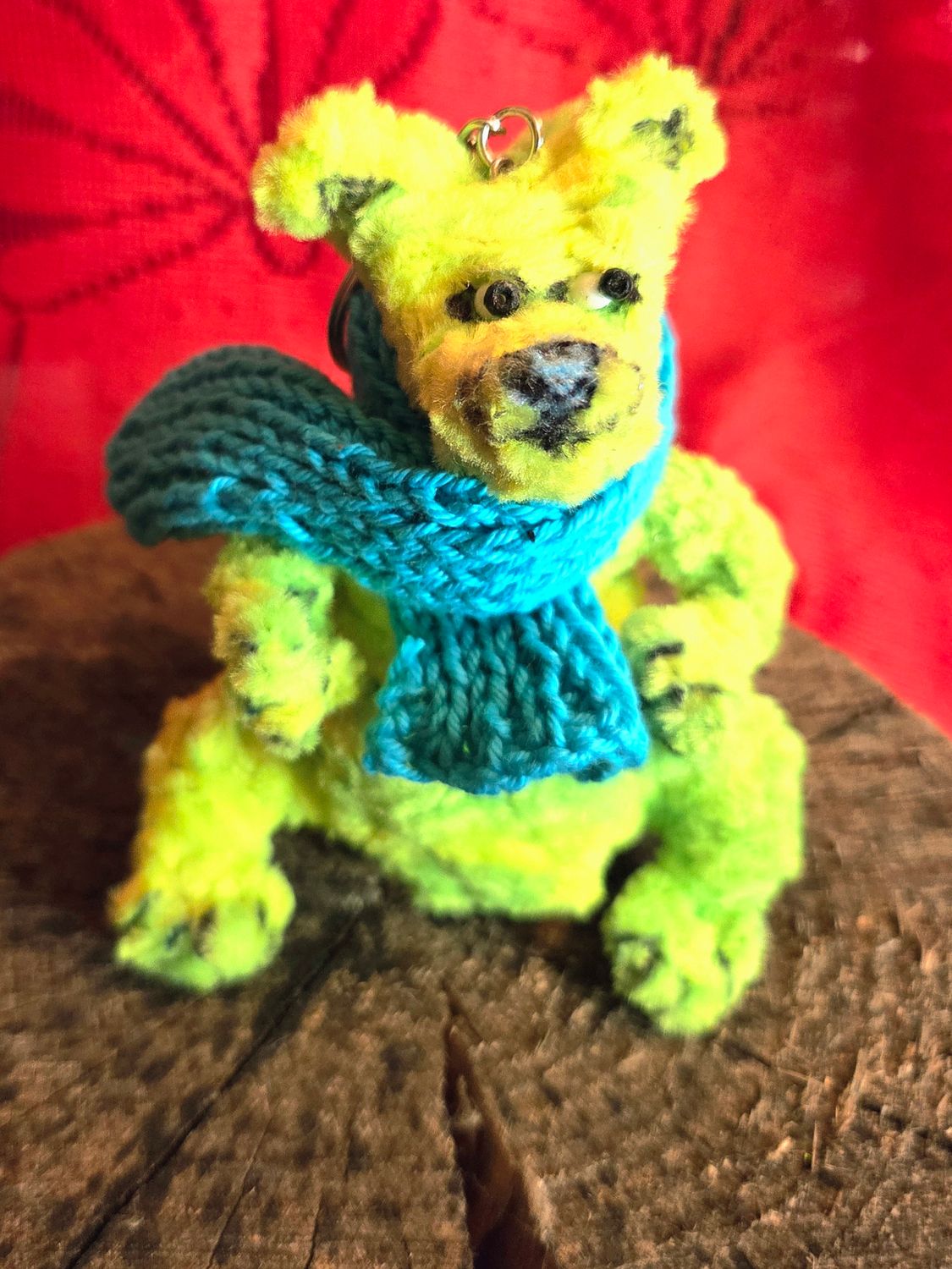 The Lemongrass Teddy Bear Charm.