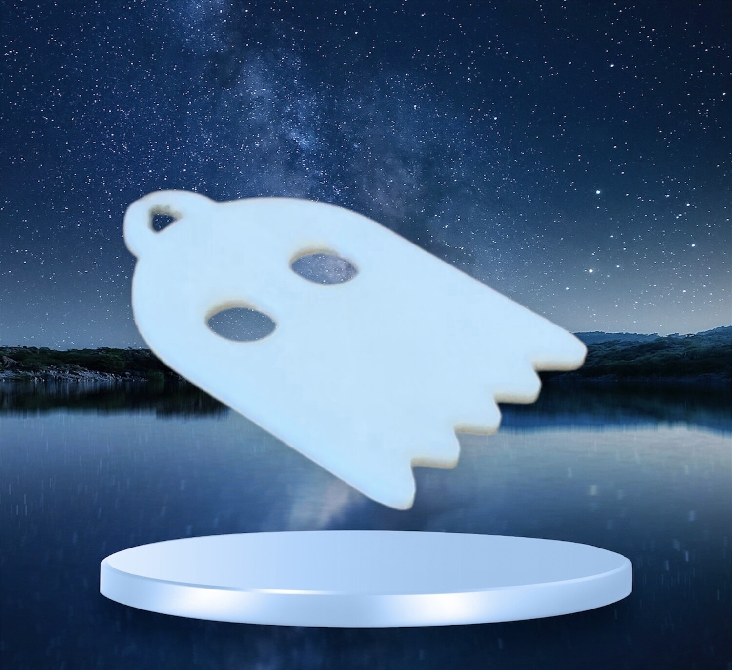 3D Printed Ghost Keychain
