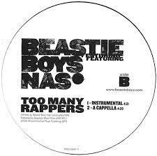 Beastie Boys - Too Many Rappers (12" black single)