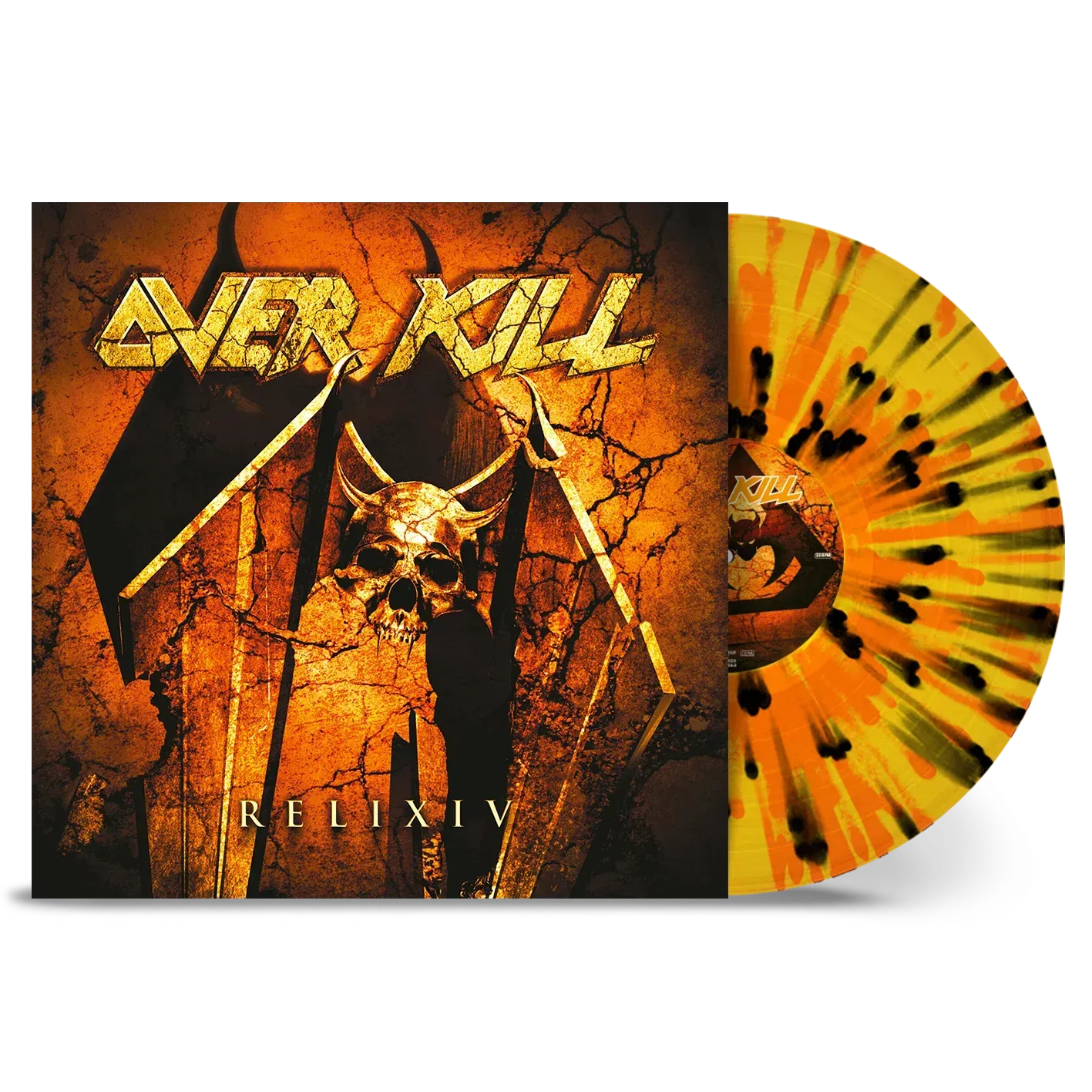 Overkill - RELIXIV (20th Anniversary Indie Exclusive Orange / Black Splatter)