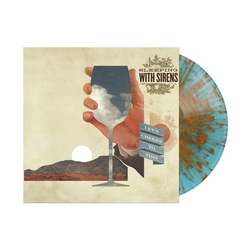 Sleeping With Sirens - Let&#39;s Cheer To This (Blue / Orange Splatter)