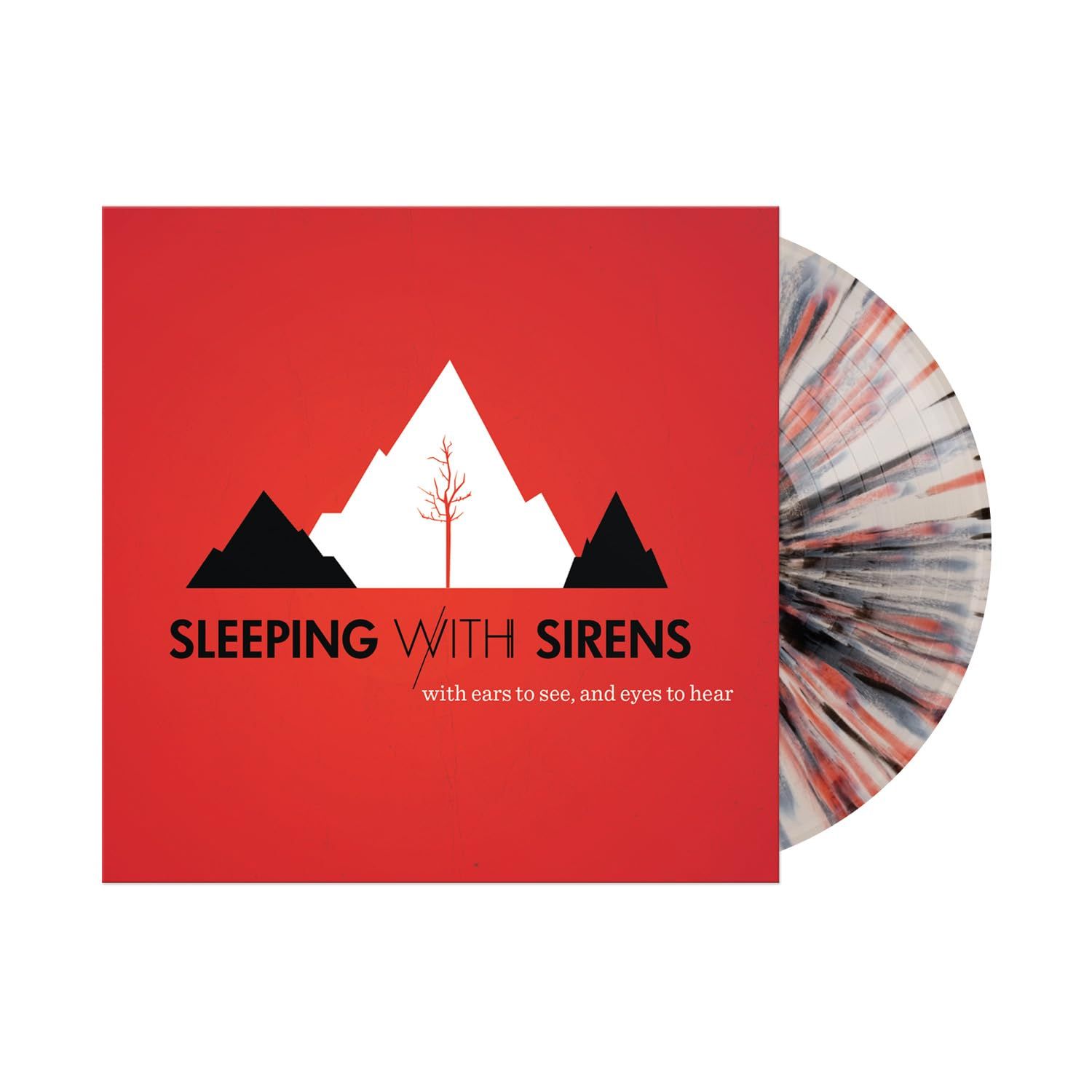 Sleeping With Sirens - With Ears to See, and Eyes to Hear (Bone Red / Black Splatter)