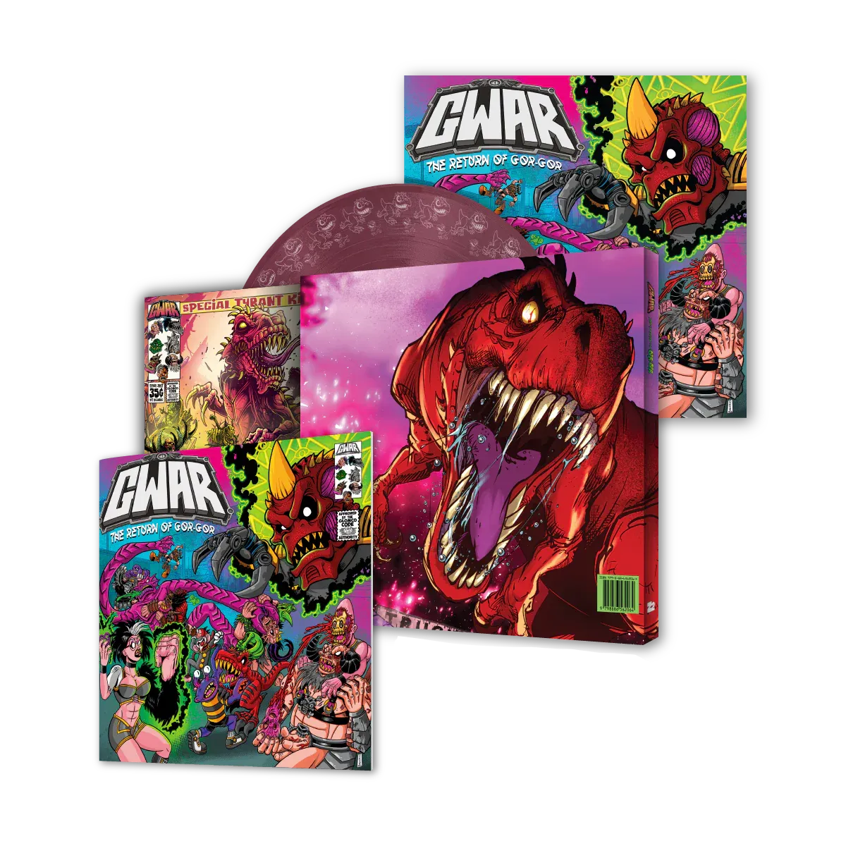 Gwar - The Return of Gor Gor (Deluxe Green Etched Zoetrope)