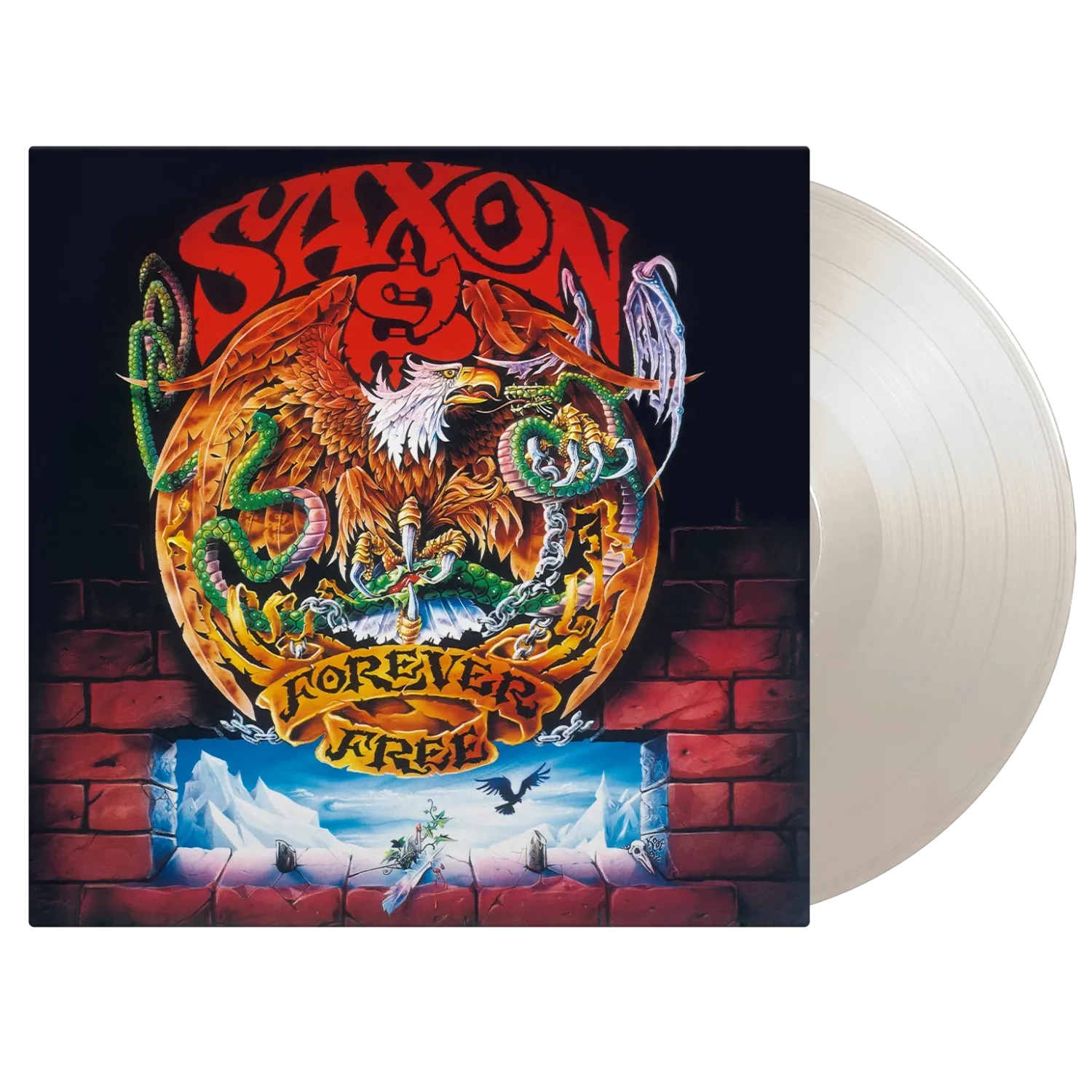 Saxon - Forever Free (White)