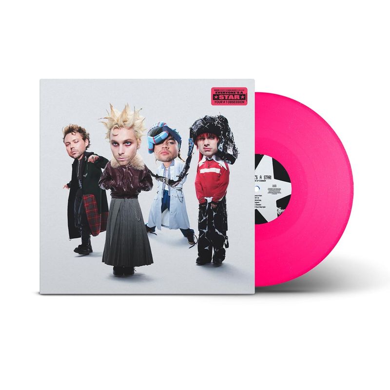 5 Seconds of Summer - Everyone&#39;s a Star (Neon Pink Glitter)