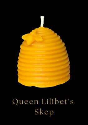 Queen Lilibet's Skep Beeswax Candle
