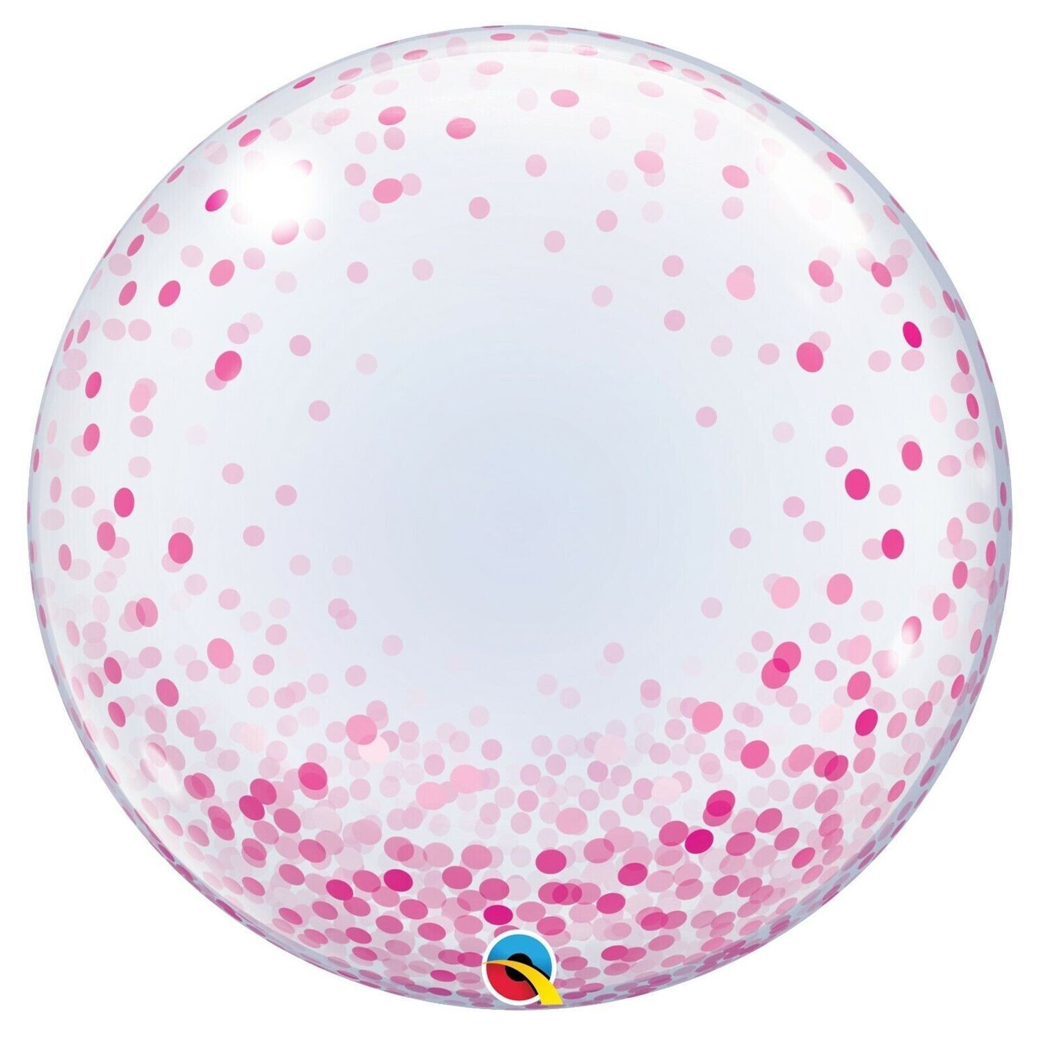 Pink Confetti Bubble