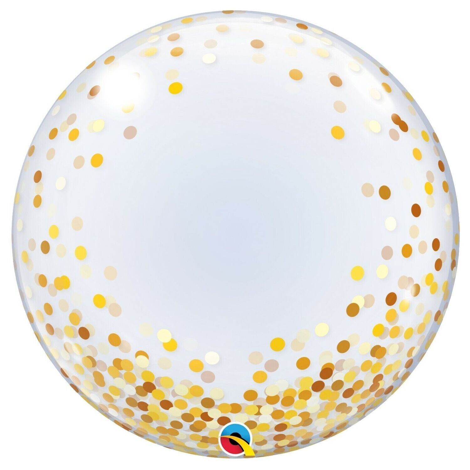 Gold Confetti Print Bubble