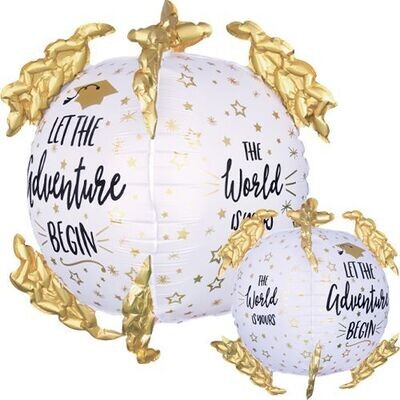 The world is yours let the adventure begin balloon