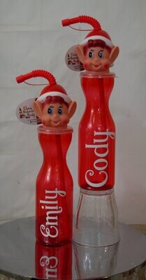 Personalised Elf drinking bottle