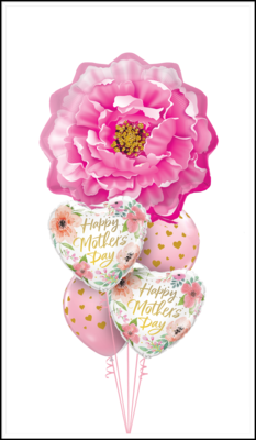 Mothers day Peony balloon bouquet
