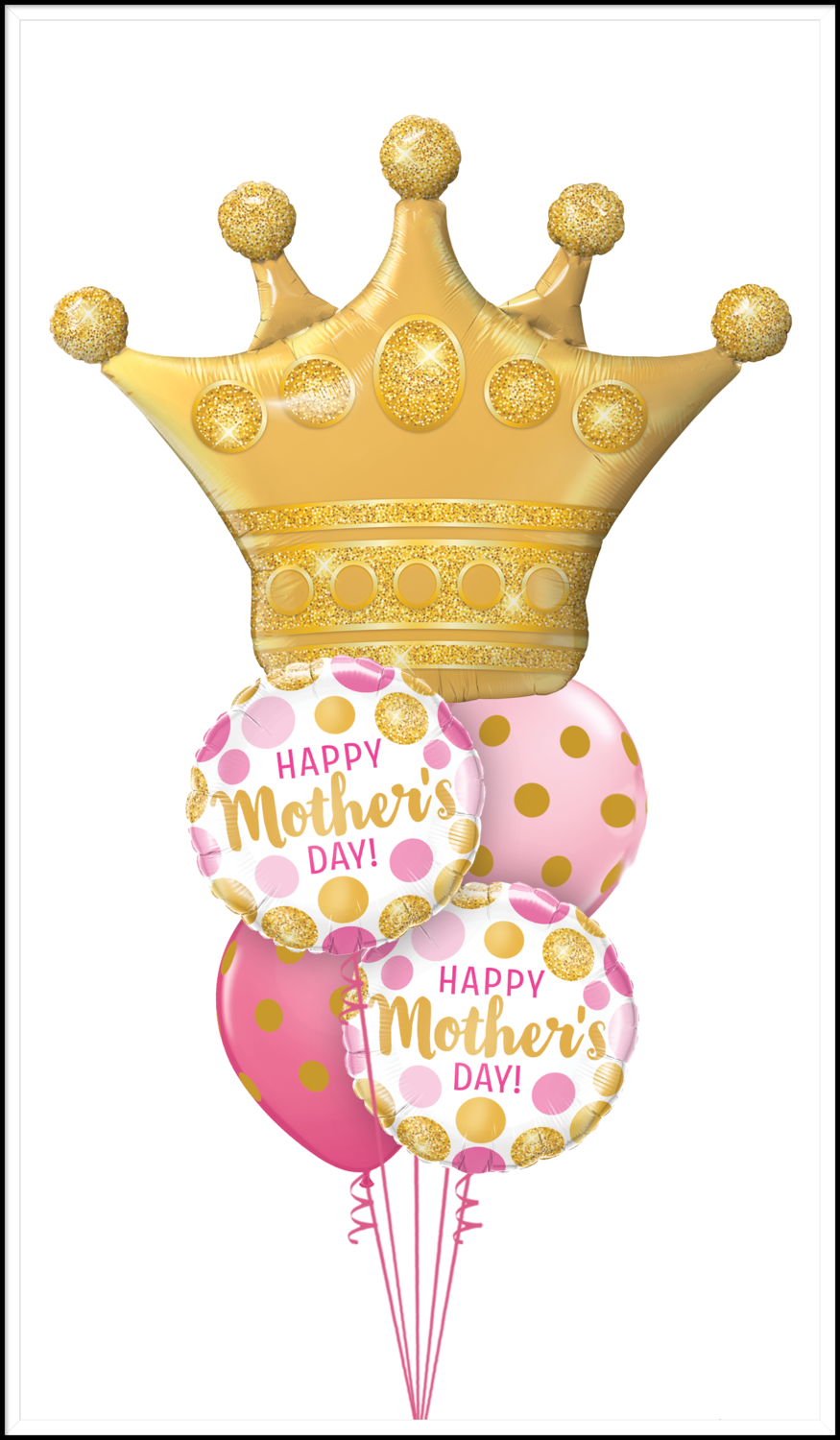Mothers day Crown balloon bouquet