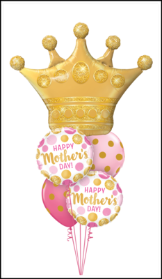 Mothers day Crown balloon bouquet