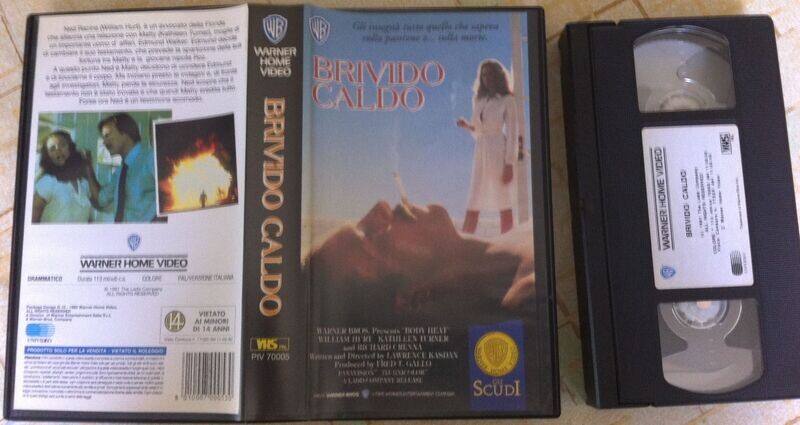 TeknoFilm - VHS – BRIVIDO CALDO di Lawrence Kasdan (1981) - WARNER SCUDI