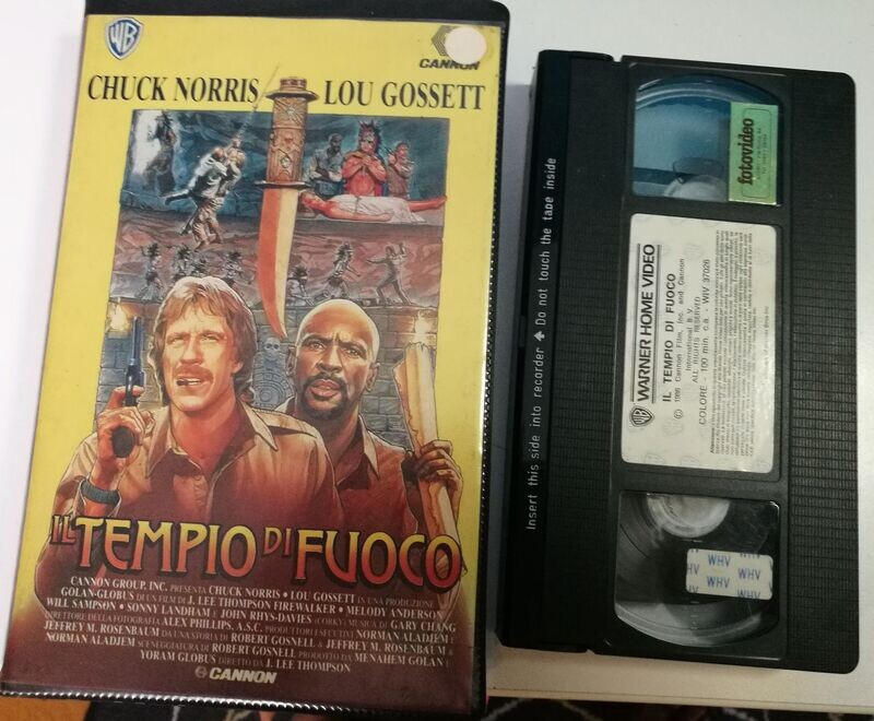 TeknoFilm - VHS – IL TEMPIO DI FUOCO di J. Lee Thompson (1986) - WARNER BROS
