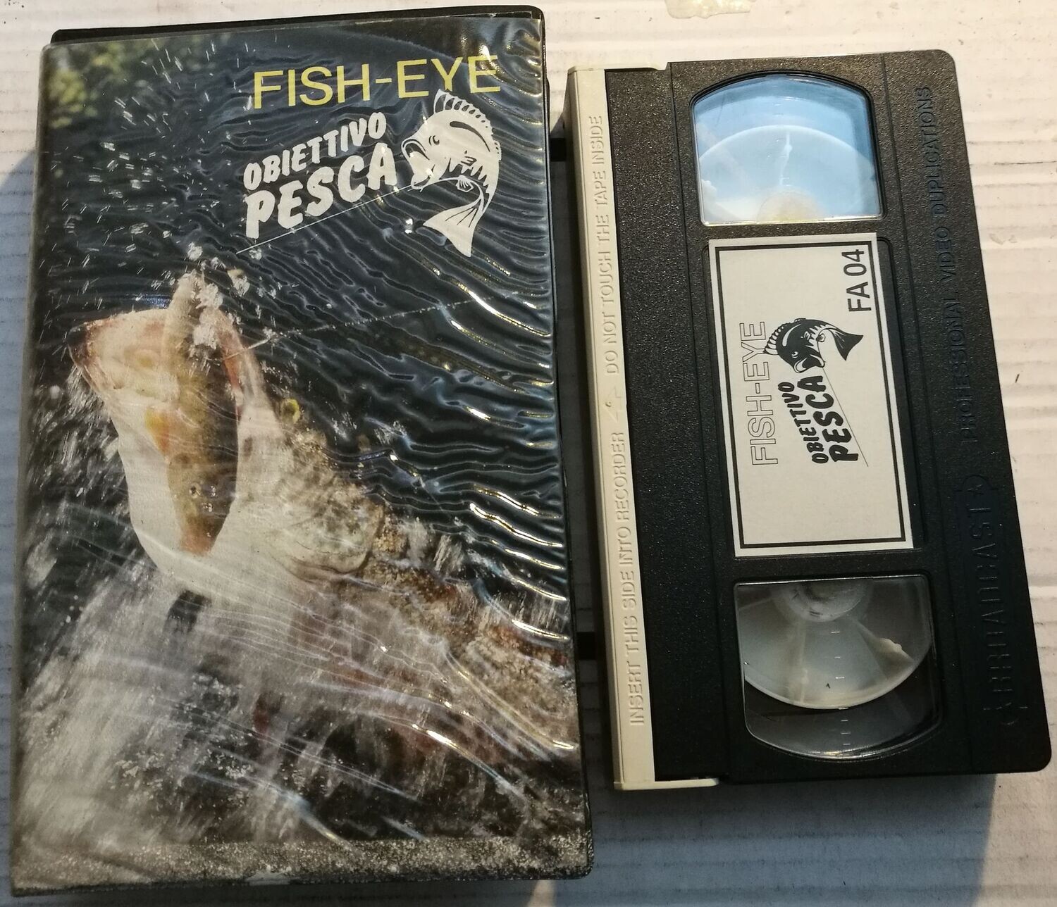 TeknoFilm - VHS – FISH EYE OBIETTIVO PESCA 4 di A.A.V.V. (1985) - AB VIDEO (INEDITO IN DVD)