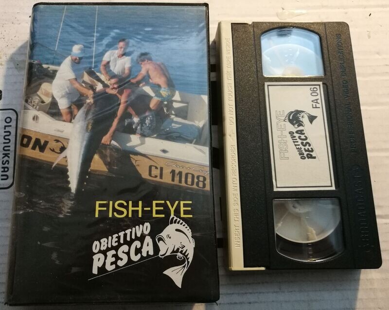 TeknoFilm - VHS – FISH EYE OBIETTIVO PESCA 6 di A.A.V.V. (1985) - AB VIDEO (INEDITO IN DVD)