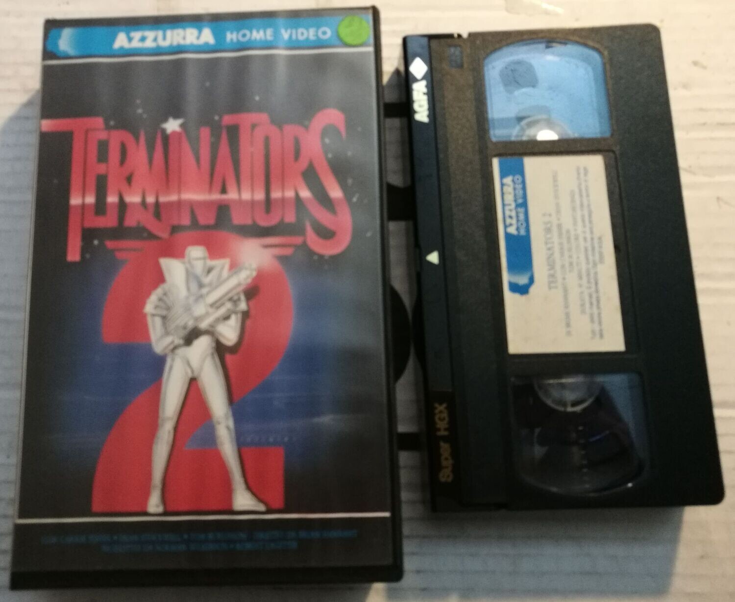 TeknoFilm - VHS – TERMINATORS 2 di Brian Hannant (1987) - AZZURRA HOME VIDEO (INEDITO IN DVD)