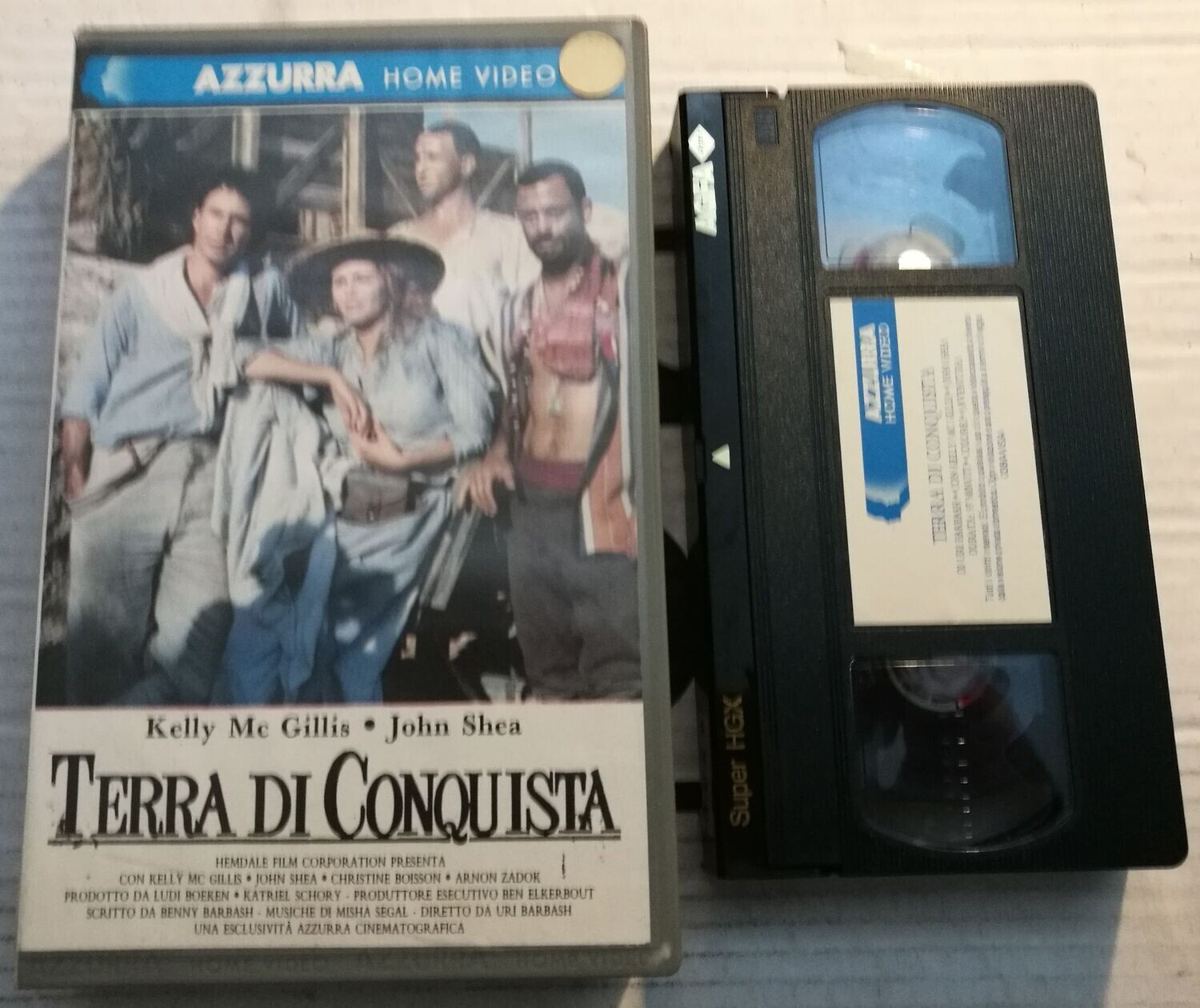 TeknoFilm - VHS – TERRA DI CONQUISTA di Uri Barbash  (1987) - AZZURRA HOME VIDEO (INEDITO IN DVD)