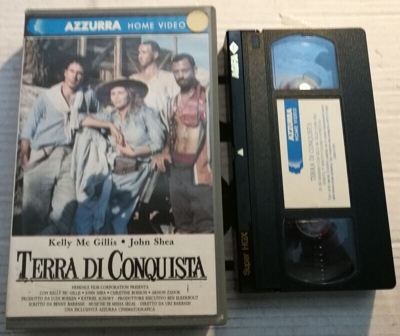 TeknoFilm - VHS – TERRA DI CONQUISTA di Uri Barbash  (1987) - AZZURRA HOME VIDEO (INEDITO IN DVD)