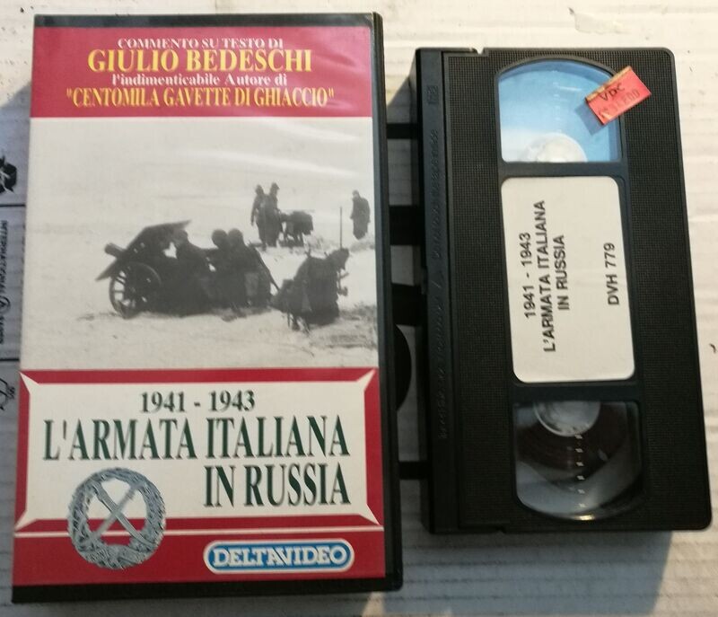 TeknoFilm - VHS – 1941 - 1943 L'ARMATA ITALIANA IN RUSSIA di A.A.V.V. (1985) - DELTAVIDEO (INEDITO IN DVD)