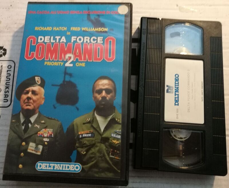 TeknoFilm - VHS – DELTA FORCE COMMANDO 2 di Frank Valenti (1990) - DELTAVIDEO (INEDITO IN DVD)