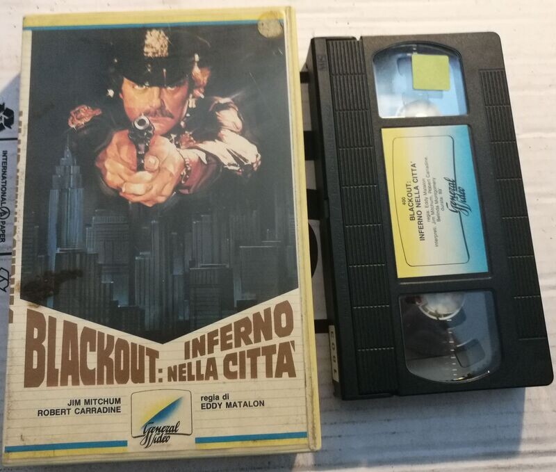 TeknoFilm - VHS – BLACKOUT - INFERNO NELLA CITTA' di Eddy Matalon (1978) - GENERAL VIDEO