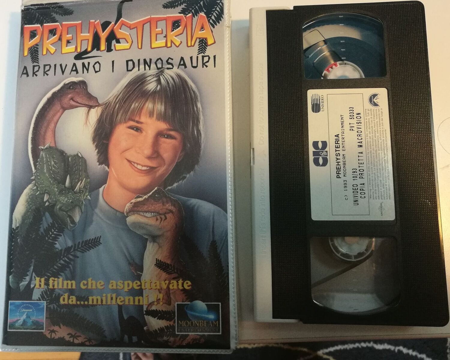 TeknoFilm - VHS – PREHYSTERIA - ARRIVANO I DINOSAURI di Albert Band, Charles Band (1993) - PARAMOUNT (INEDITO IN DVD)