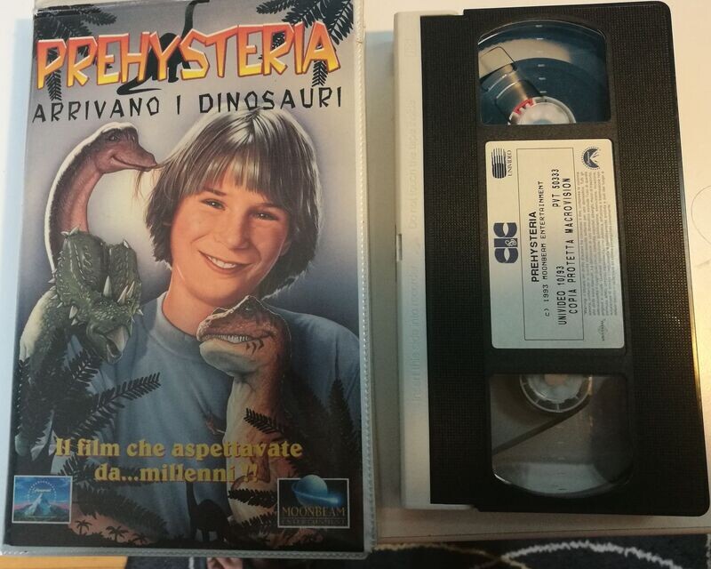 TeknoFilm - VHS – PREHYSTERIA - ARRIVANO I DINOSAURI di Albert Band, Charles Band (1993) - PARAMOUNT (INEDITO IN DVD)