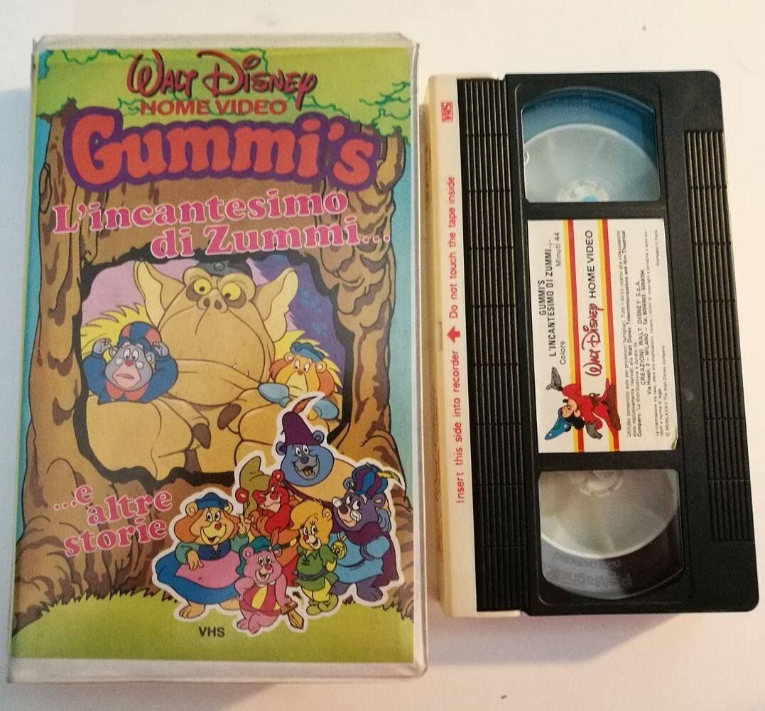 TeknoFilm - VHS – GUMMI'S - L'INCANTESIMO DI ZUMMI… di A.A.V.V. (1985) - WALT DISNEY (INEDITO IN DVD)