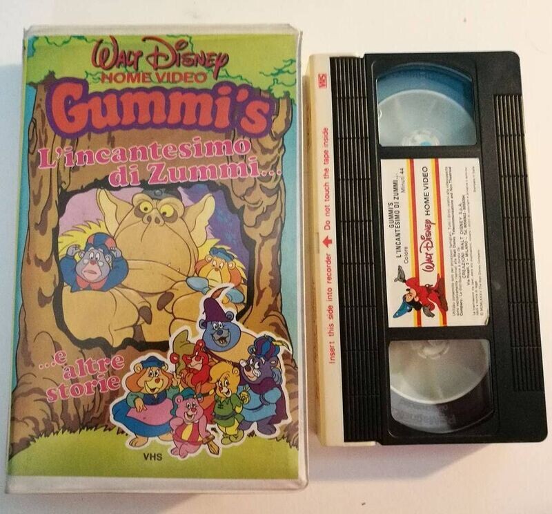 TeknoFilm - VHS – GUMMI'S - L'INCANTESIMO DI ZUMMI… di A.A.V.V. (1985) - WALT DISNEY (INEDITO IN DVD)