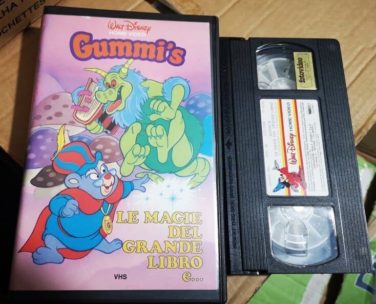 TeknoFilm - VHS – GUMMI'S - LE MAGIE DEL GRANDE LIBRO E… di A.A.V.V. (1985) - WALT DISNEY (INEDITO IN DVD)