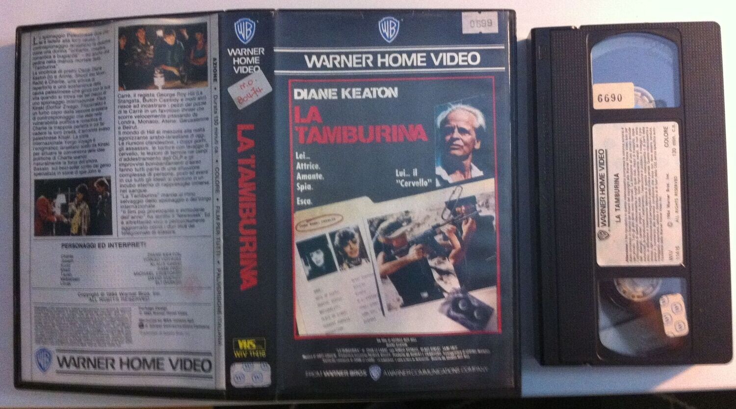 TeknoFilm - VHS – LA TAMBURINA di George Roy Hill (1984) - WARNER BROS (INEDITO IN DVD)