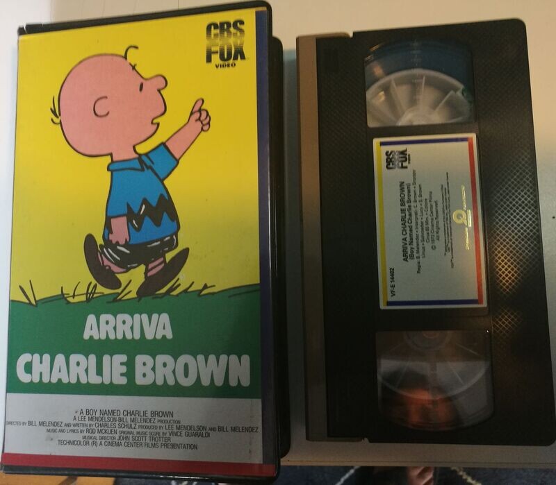 TeknoFilm - VHS – ARRIVA CHARLIE BROWN di Bill Melendez (1970) - CBS FOX (INEDITO IN DVD)