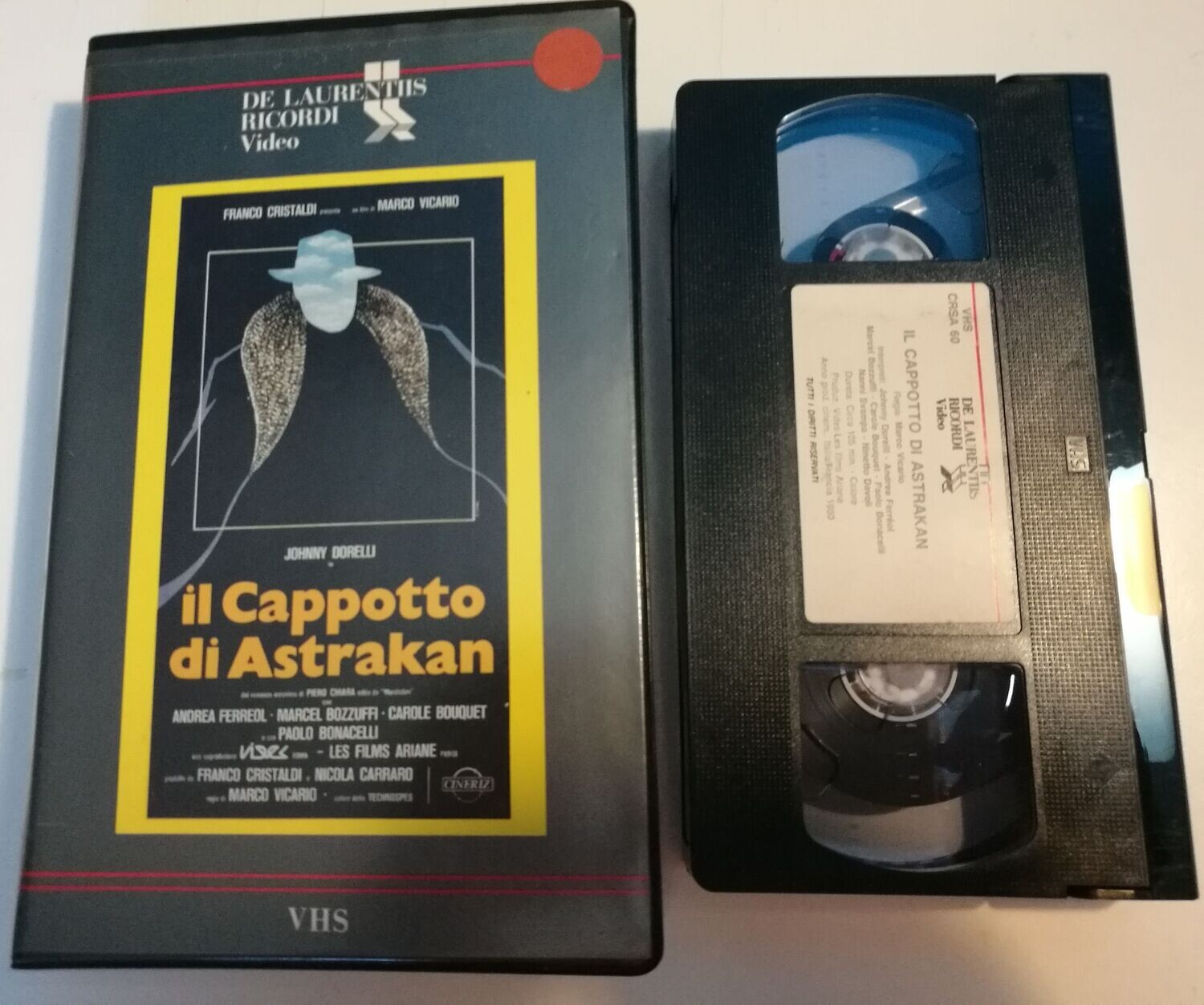 TeknoFilm - VHS – IL CAPPOTTO DI ASTRAKAN di Marco Vicario (1980) - DeLaurentis/RICORDI