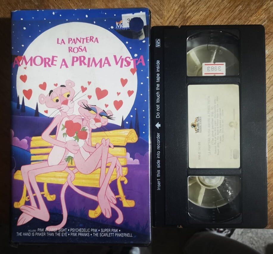 TeknoFilm - VHS – LA PANTERA ROSA - AMORE A PRIMA VISTA di A.A.V.V. (1984) - MGM (INEDITO IN DVD)