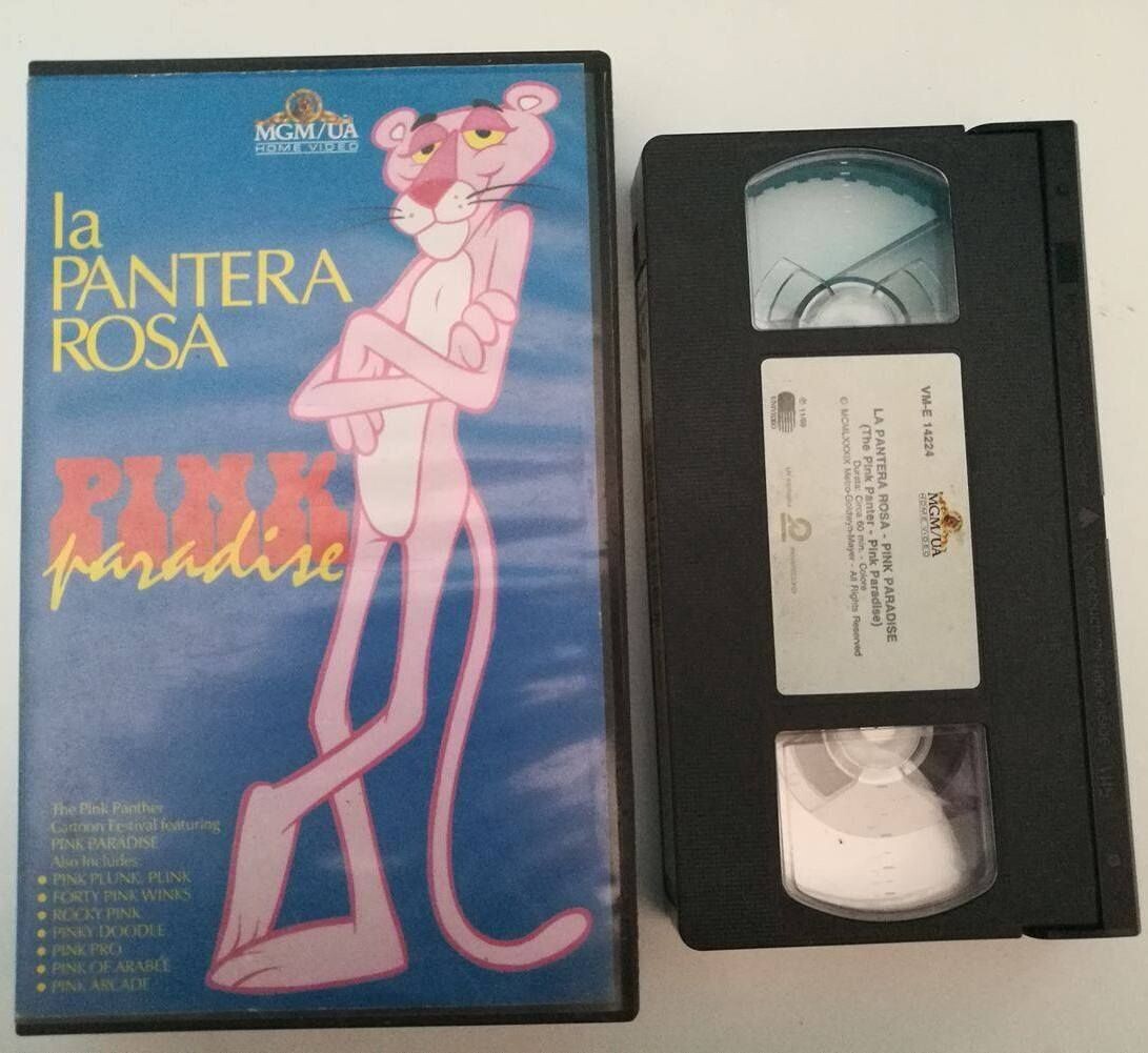 TeknoFilm - VHS – LA PANTERA ROSA - PINK PARADISE di A.A.V.V. (1984) - MGM (INEDITO IN DVD)