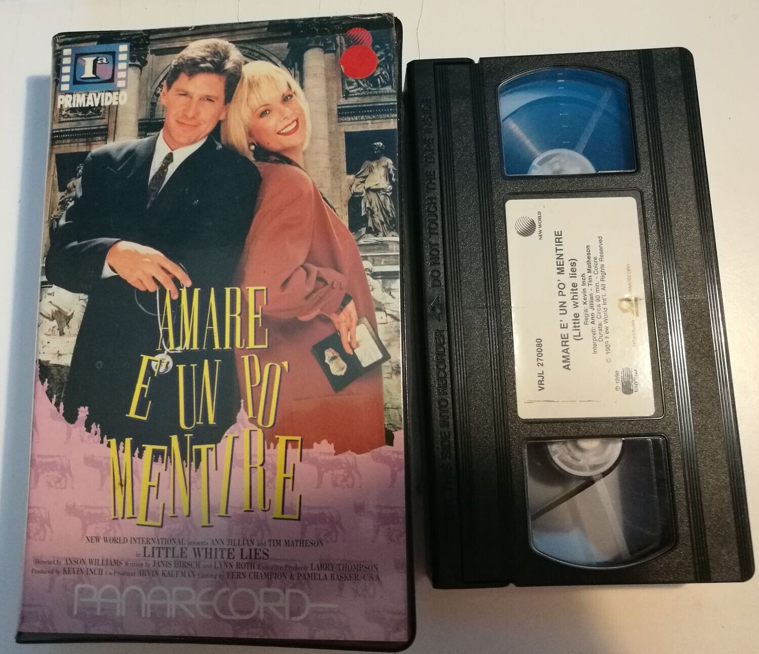 TeknoFilm - VHS – AMARE E UN PO' MENTIRE di Anson Williams (1989) - PANARECORD (INEDITO IN DVD)