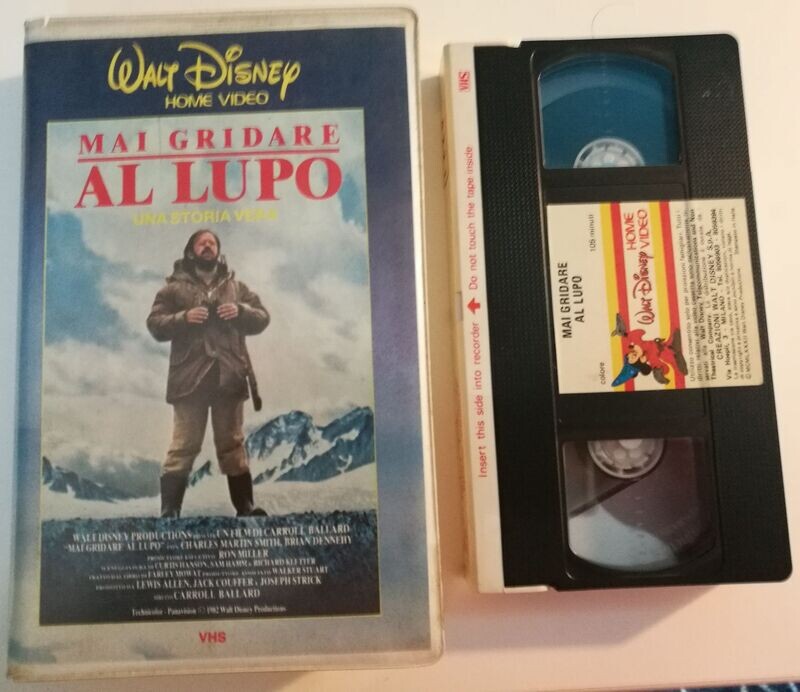 TeknoFilm - VHS – MAI GRIDARE AL LUPO di Carroll Ballard (1983) - WALT DISNEY