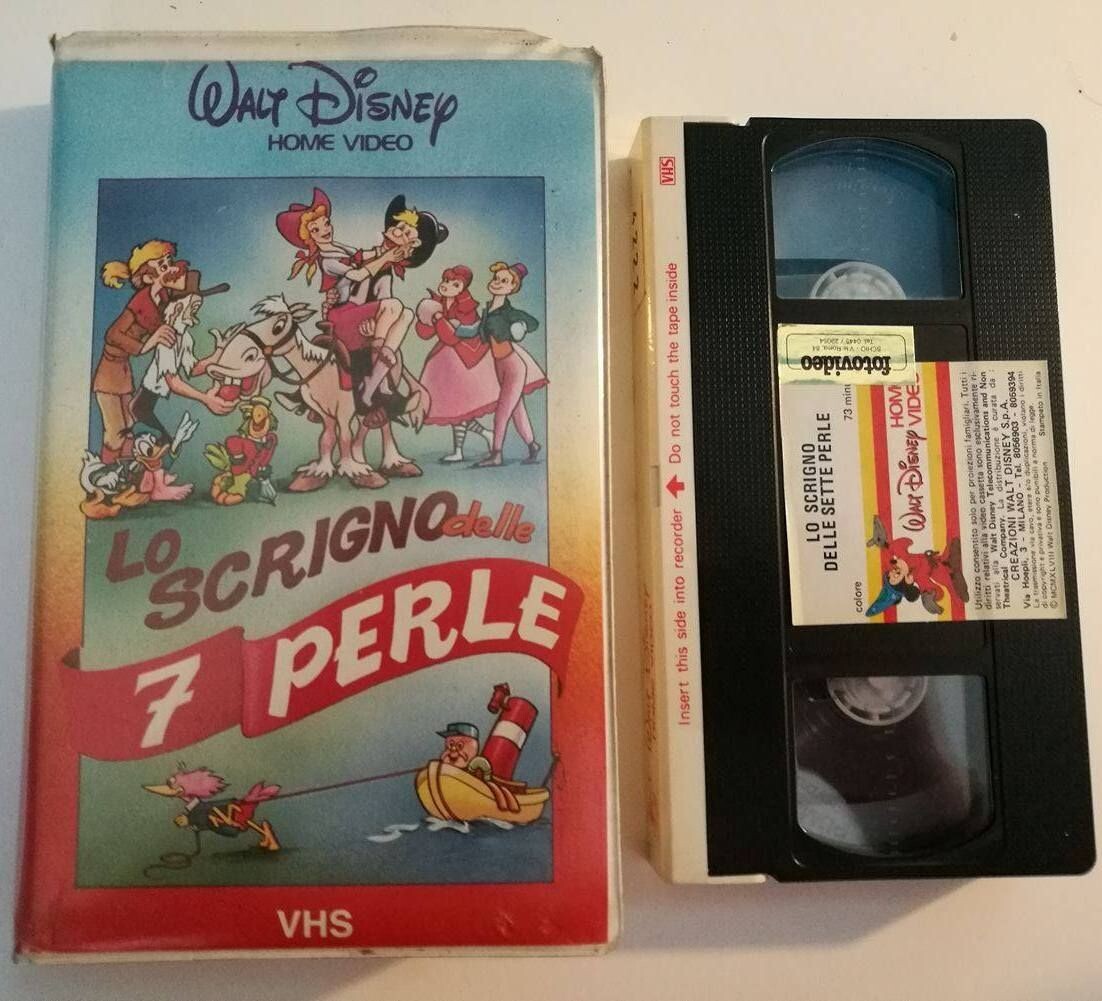 TeknoFilm - VHS – LO SCRIGNO DELLE 7 PERLE di Clyde Geronimi, Wilfred Jackson, Jack Kinney, Hamilton Luske (1940) - WALT DISNEY