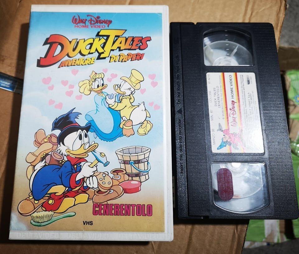 TeknoFilm - VHS – DUCK TALES AVVENTURE DI PAPERI: CENERENTOLO di Terence Harrison (1987) - WALT DISNEY (INEDITO IN DVD)