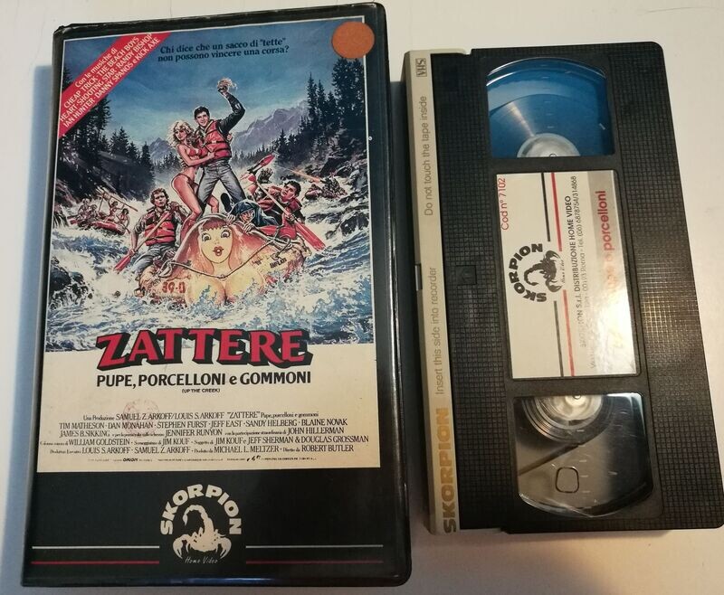 TeknoFilm - VHS – ZATTERE - PUPE PORCELLONI E GOMMONI di Robert Butler (1982) - SKORPION