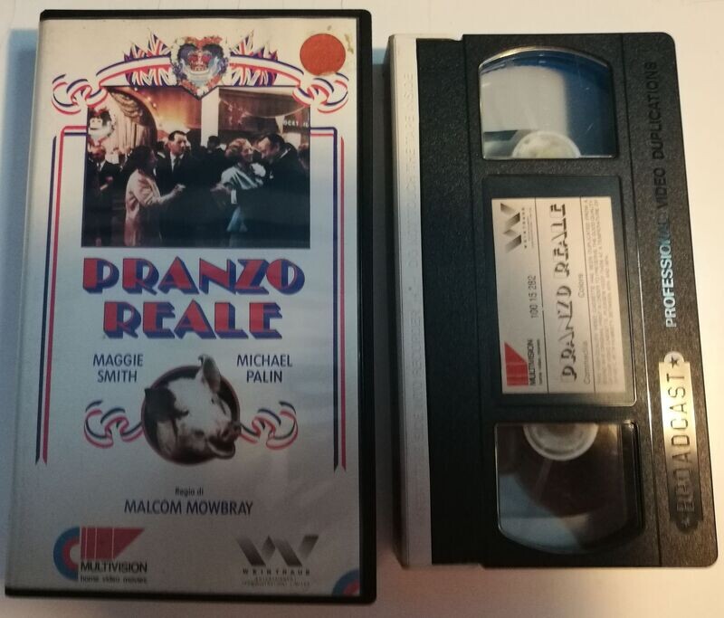 TeknoFilm - VHS – PRANZO REALE di Malcolm Mowbray (1984) - MULTIVISION (INEDITO IN DVD)