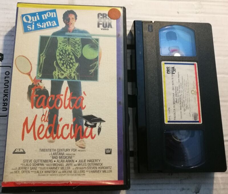 TeknoFilm - VHS – FACOLTA' DI MEDICINA di Harvey Miller (1985) - CBS FOX