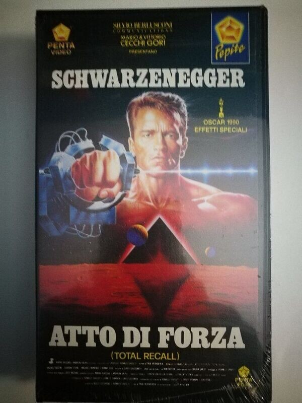TeknoFilm - VHS – ATTO DI FORZA di Paul Verhoeven (1990) - PENTA VIDEO