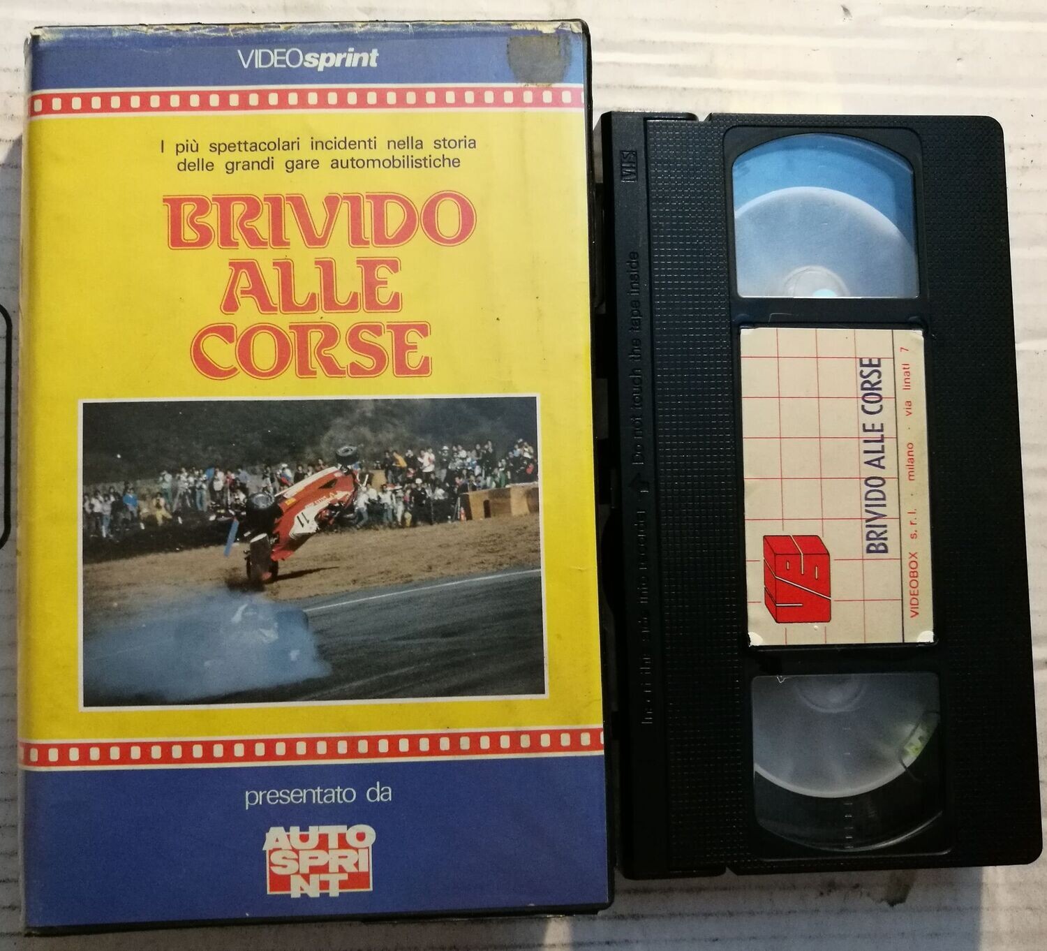 TeknoFilm - VHS – BRIVIDO ALLE CORSE di A.A.V.V. (1983) - VIDEOBOX (INEDITO IN DVD)