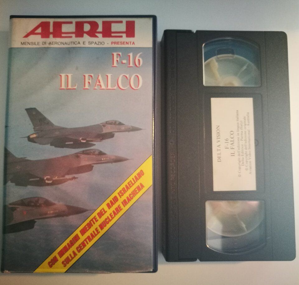 TeknoFilm - VHS – AEREI - F16 IL FALCO di A.A.V.V. (1985) - DELTAVISION (INEDITO IN DVD)