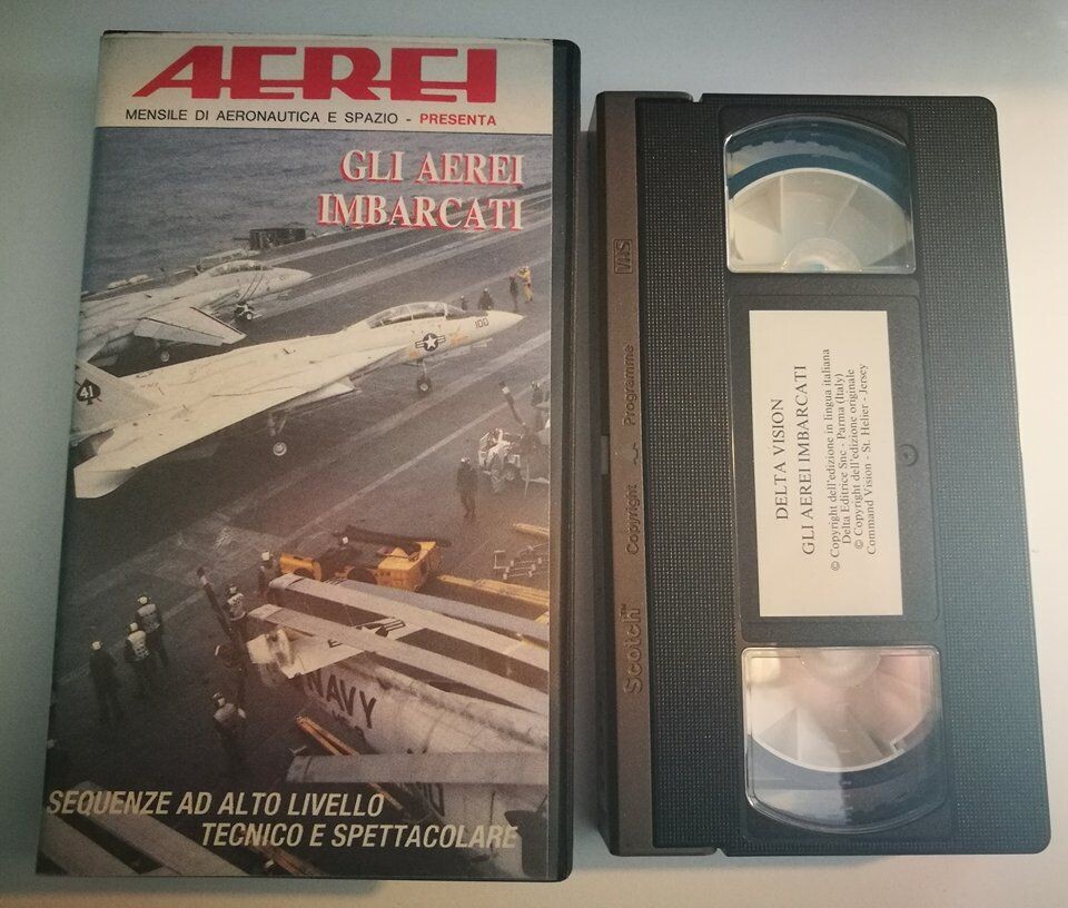 TeknoFilm - VHS – AEREI - GLI AEREI IMBARCATI di A.A.V.V. (1985) - DELTAVISION (INEDITO IN DVD)